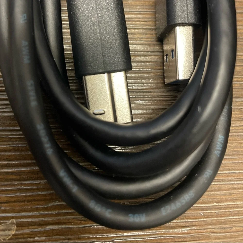 Genuine Dell 6ft USB 3.0 SuperSpeed A to B Black Cable 5KL2E05502